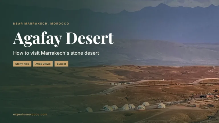 Agafay desert guide: How to visit from Marrakech