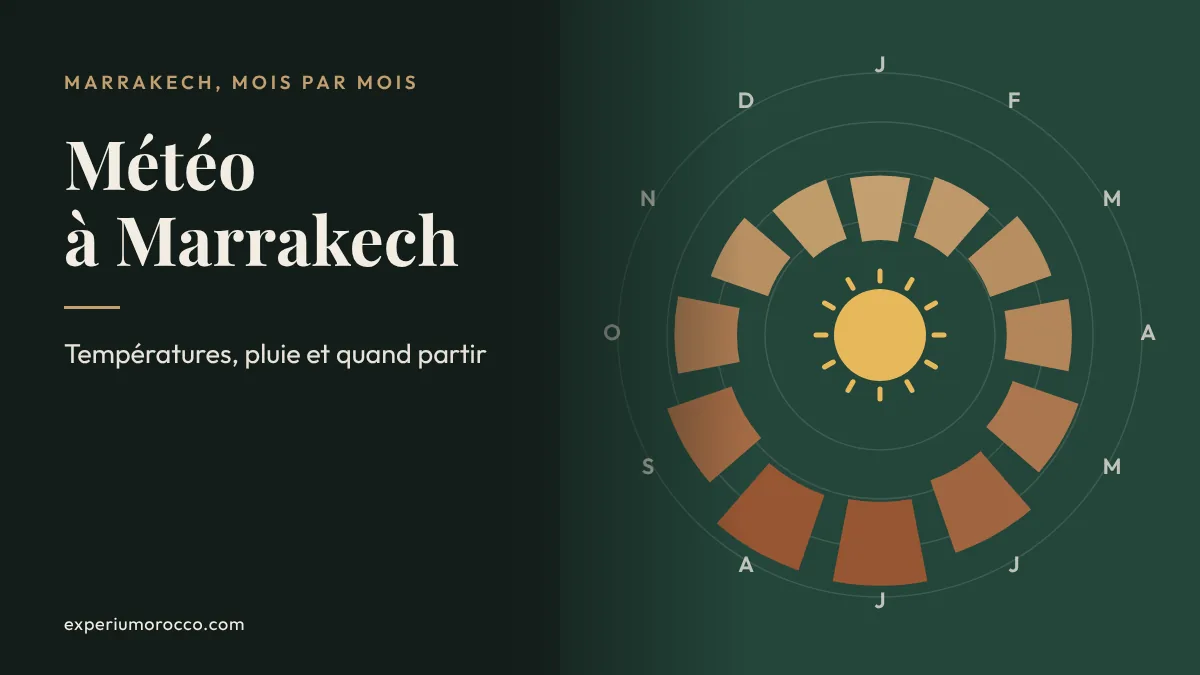 Météo à Marrakech mois par mois : climat et quand partir